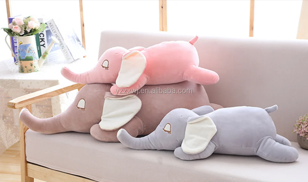 free sample elephant baby sleeping cushion baby support cushion very soft elephant cushion pillow