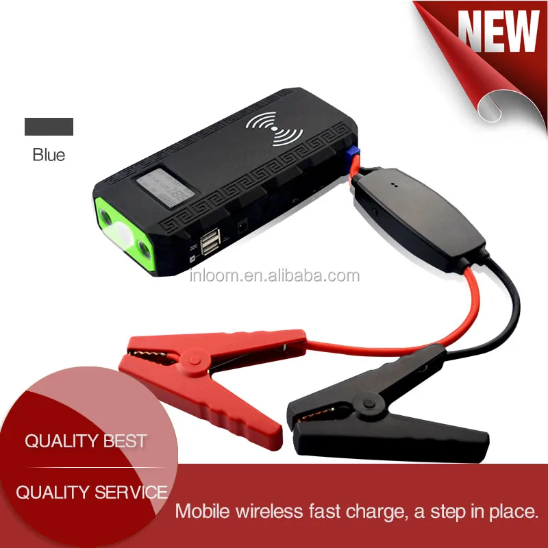 Factory Price high quality 12000mAh car jump start power wireless charger