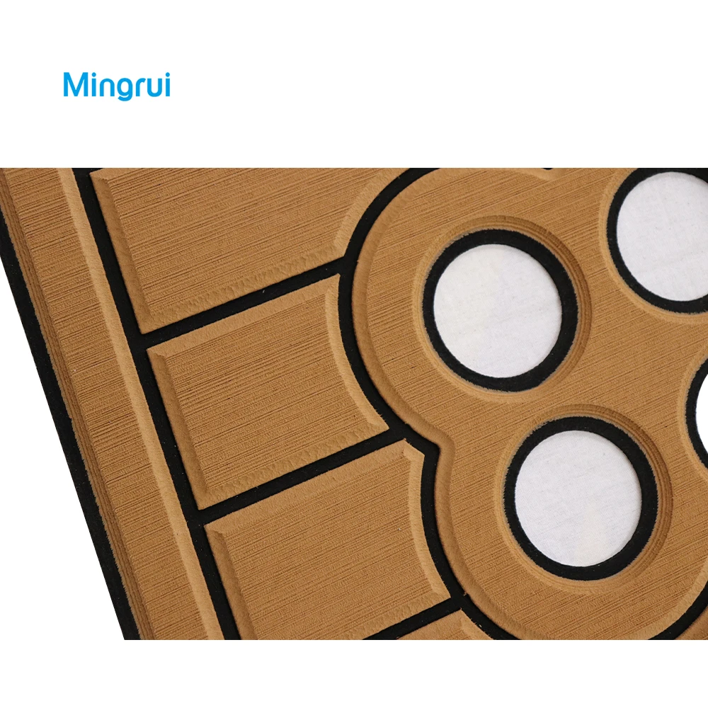 Mingrui индивидуальная форма для рыбалки лодки EVA искусственный Тиковый настил для лодки коврики