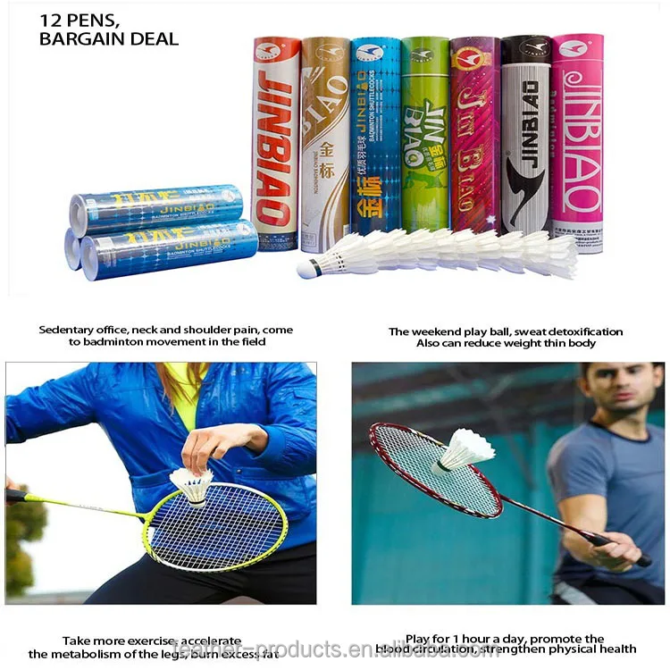 Indoor sporting shuttlecock,China Factory Top Quality Badminton Ball