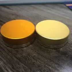 Shiny Silver 38mm Aluminum Plastic Jar Lid For Glass Jar