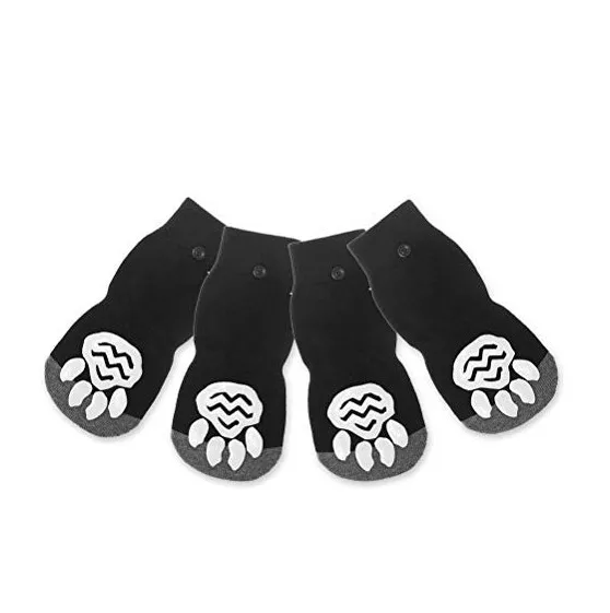 Anti Slip Dog Socks for Hardwood Floors Pet Paw Protectors with Grips