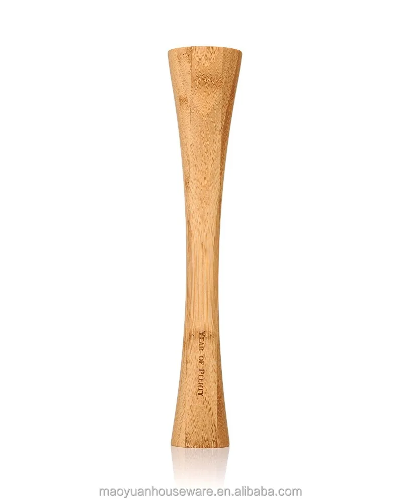 Bamboo vegetable Tamper for Packing Sauerkraut into Mason Jar