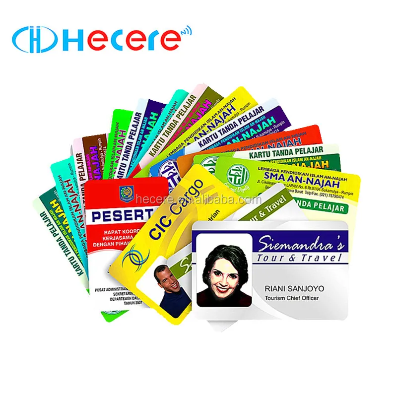 Printed nfc business card