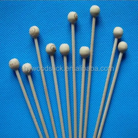 Disposable Birch Poplar Wooden Bamboo Glow Stick For Ice Cream Lollipop Biodegradable Factory