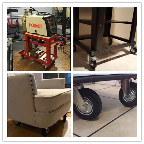 Сверхмощный Промышленный резиновое колесо для литья под давлением