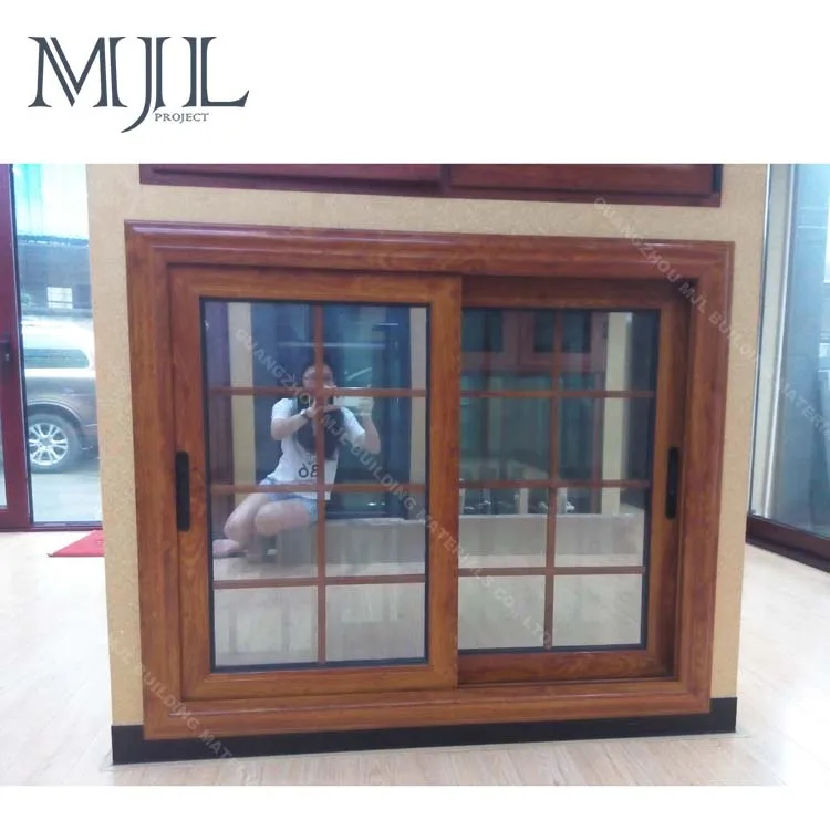 Большой стеклянный блок алюминиевые окна слайд fame для сада и дома