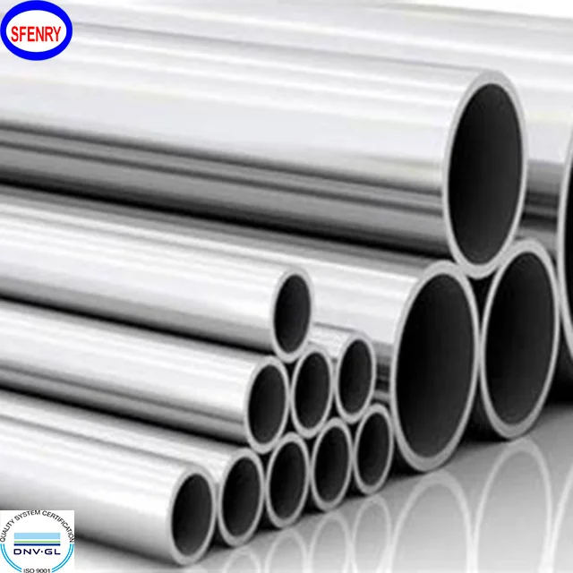 Sfenry ASME Standard B36.19 DN50 DN100 DN150 DN200 Stainless Steel Seamless Pipe Sch 40 304/304L/201/316/316L Round Shape 1-60mm