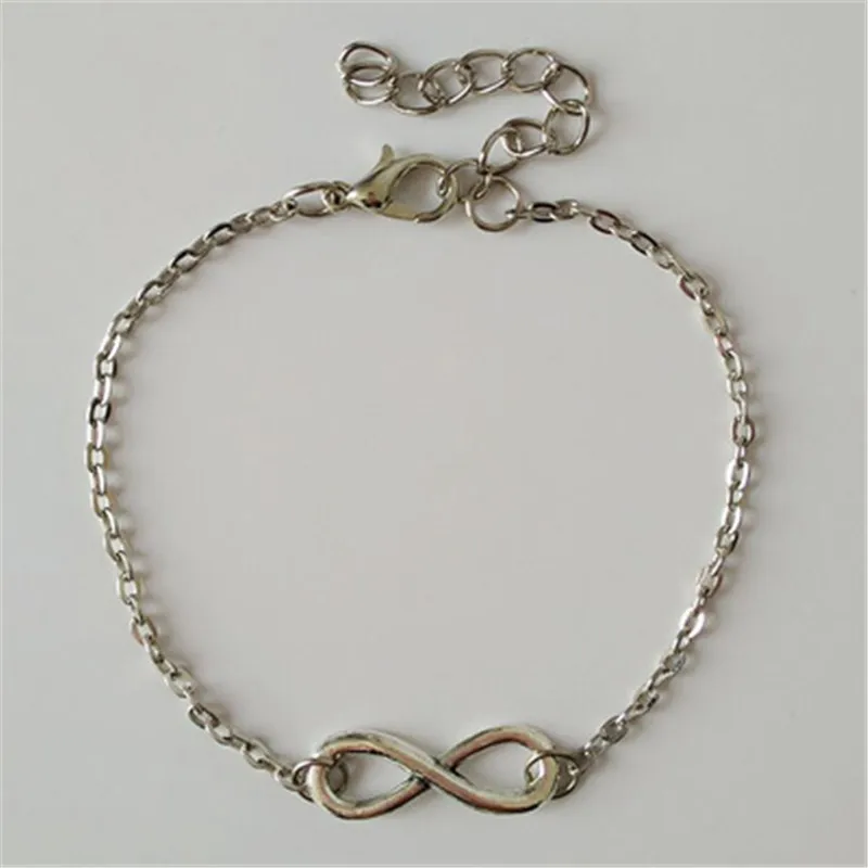Men Jewelry Girl Gift Charm Bracelets Bangles Fashion 2017 New Women 8 Infinity Bracelet