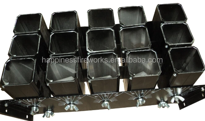 2 inch 15 shots single shot aluminium alloy special-effect fireworks display rack