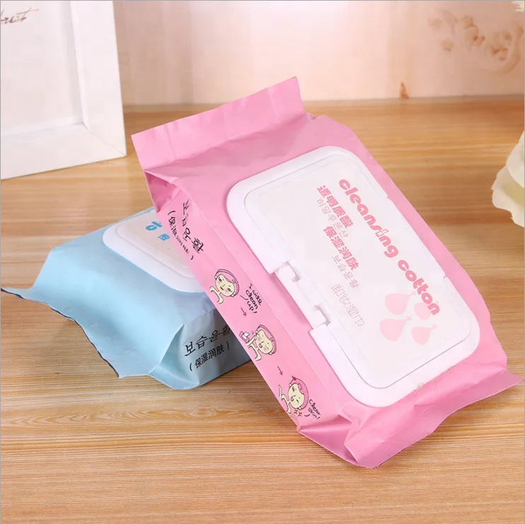 lady facial makeup remover wipes OEM wet wipes