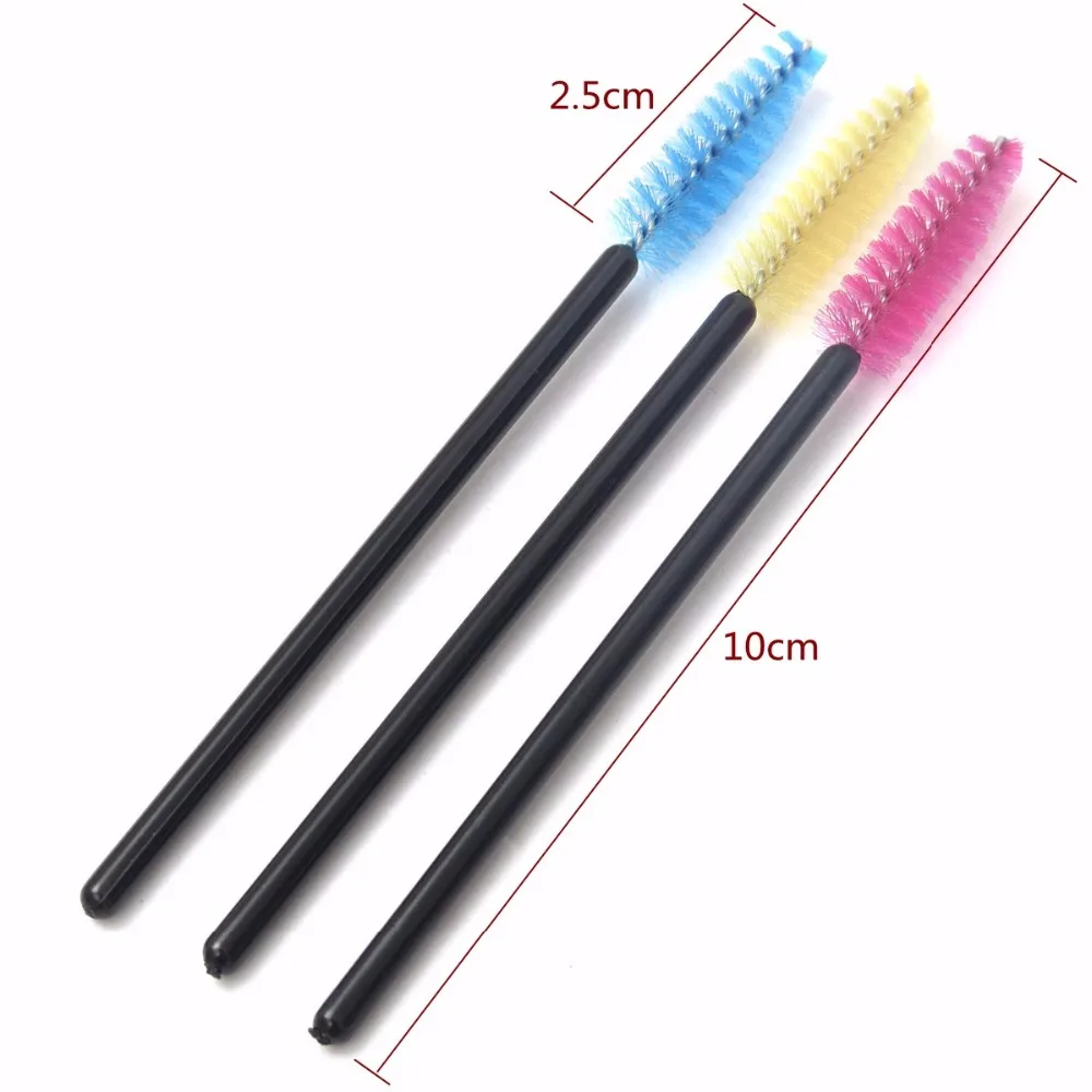 YAESHII Hot sale Plastic Disposable Eyelash Extension Mascara Wand/Spooly