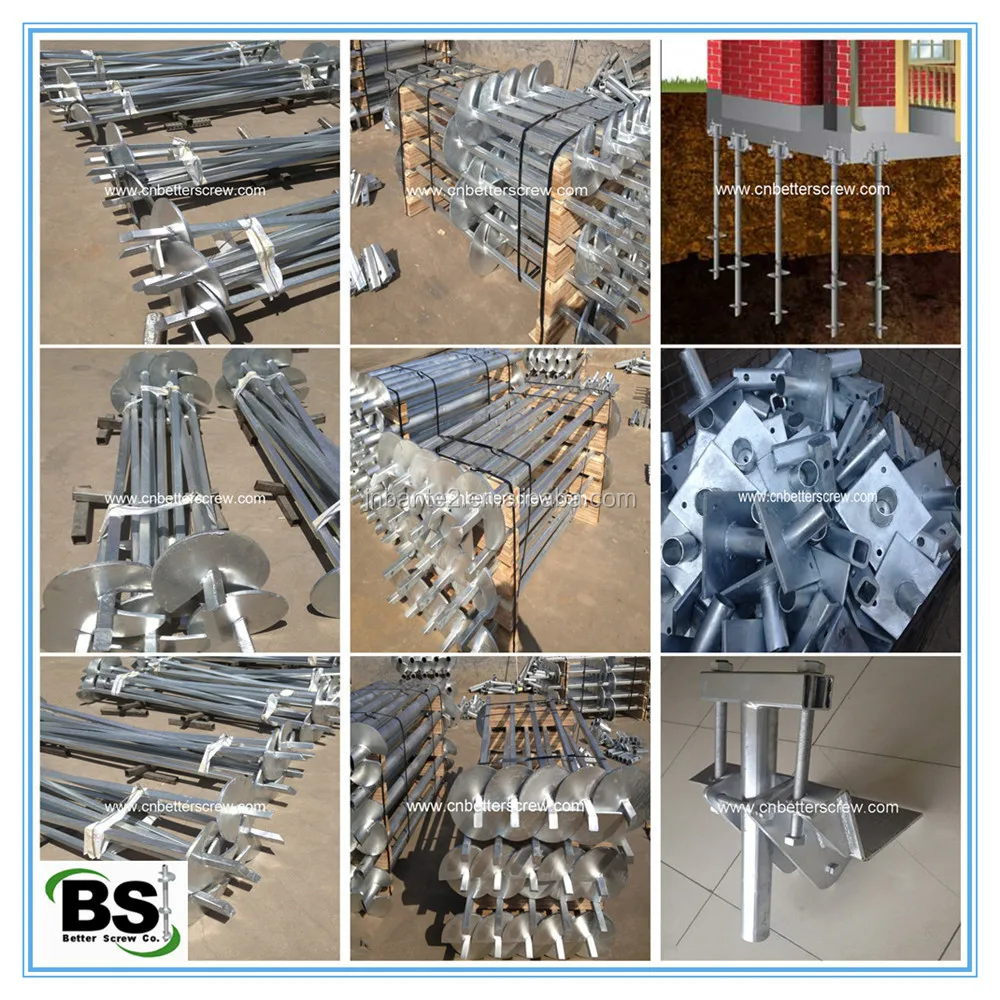 Australian 6mm round pipe Helical Pile