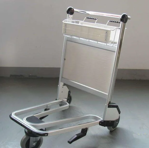 250 кг алюминиевая ручная Тормозная тележка для пассажиров в аэропорту