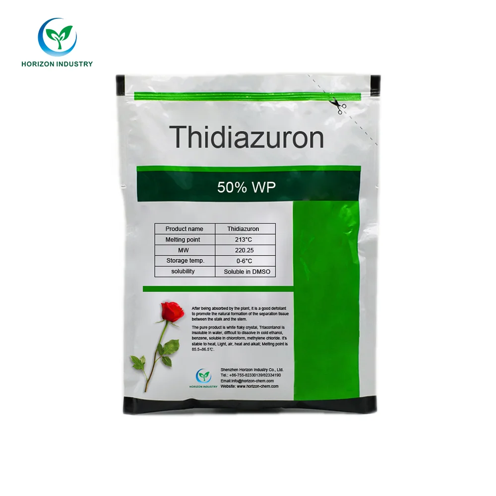 New Agrochemicals PGR Control Cotton Tdz Price Plant Growth Regulator CAS 51707-55-2 95%TC 50%WP 50%WDG 80% 50% WP Thidiazuron