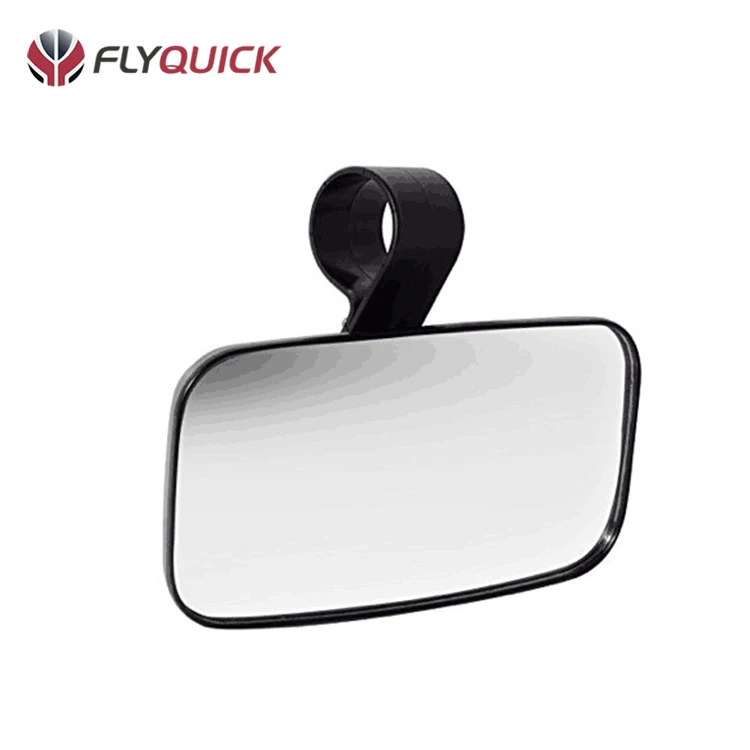 Регулируемое прямоугольное пластиковое зеркало заднего вида UTV ATV 1,5 дюйма 1,75 дюйма 2 дюйма