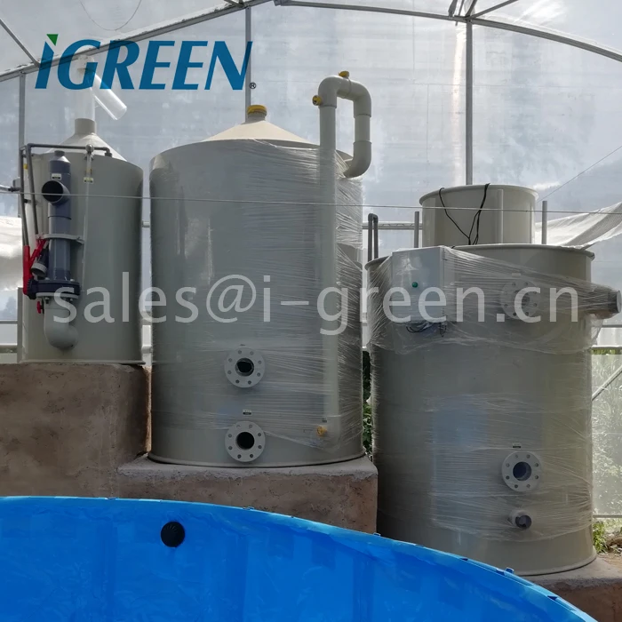 Complete aquaculture system from fish egg hatchery to big fish harvest