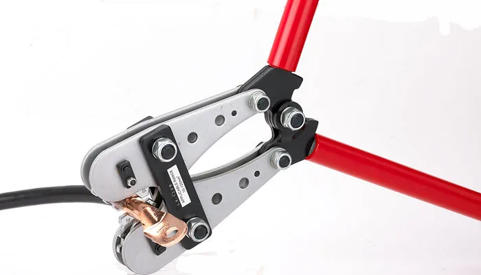 LX-120B Heavy Duty Electric Crimping Tool for Non-insulated Cable Links Hexagon Shape 10-120mm2 Electrical Wire Terminal Crimper