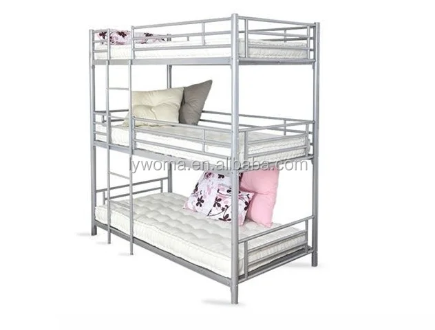 3 Person Bunk Bed,3 Tier Bunk Bed / 3 Sleeper Bunk Bed