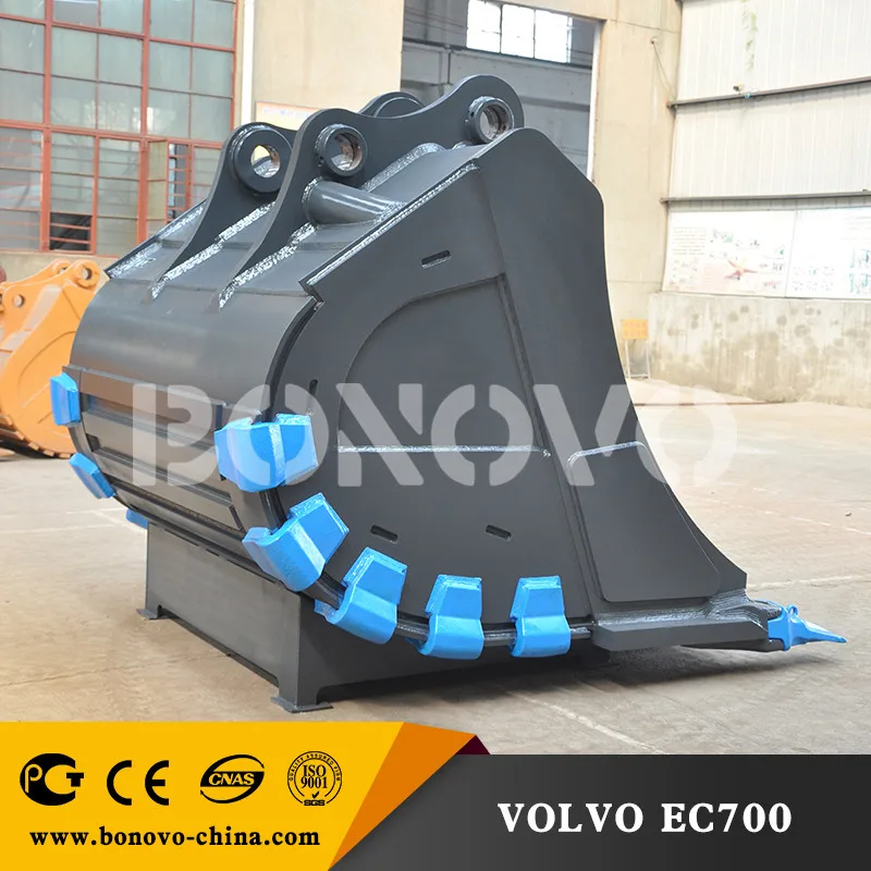 Excavator Bucket 8-30 Ton Machinery Attachment for BOBCAT Bucket for Excavator Pc180 Size Wide 80cm and 100cm Standard Bucket
