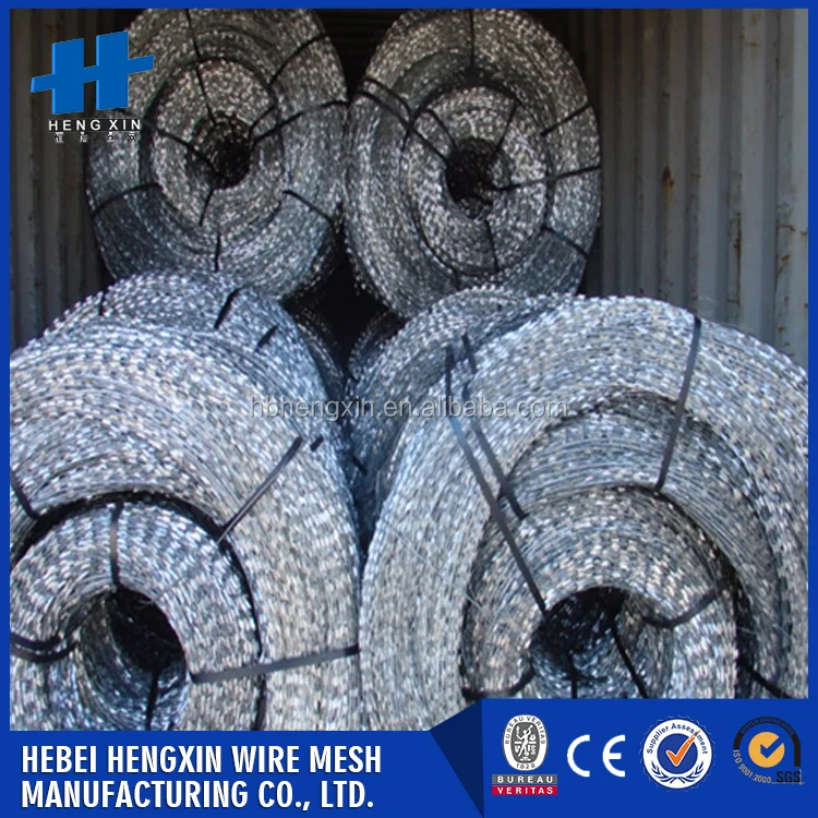 Качество продукции горячая гальванизированная колючая проволока купить непосредственно от фабрики Фарфора