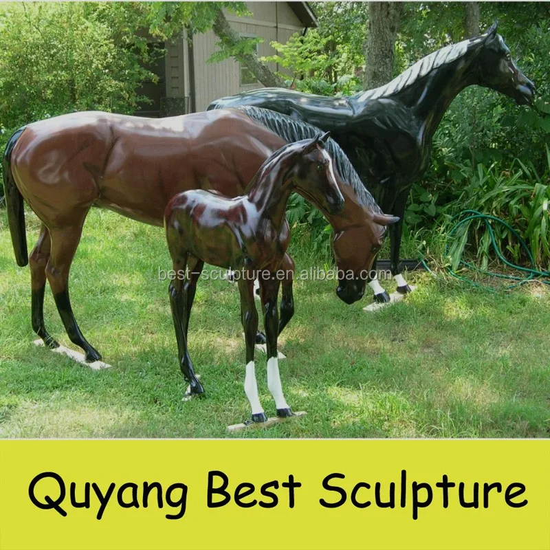 outdoor decoration resin horse statue sculpture for sale