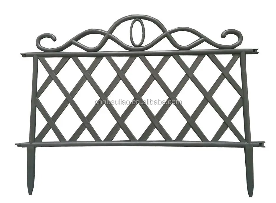
plastic garden border fence 