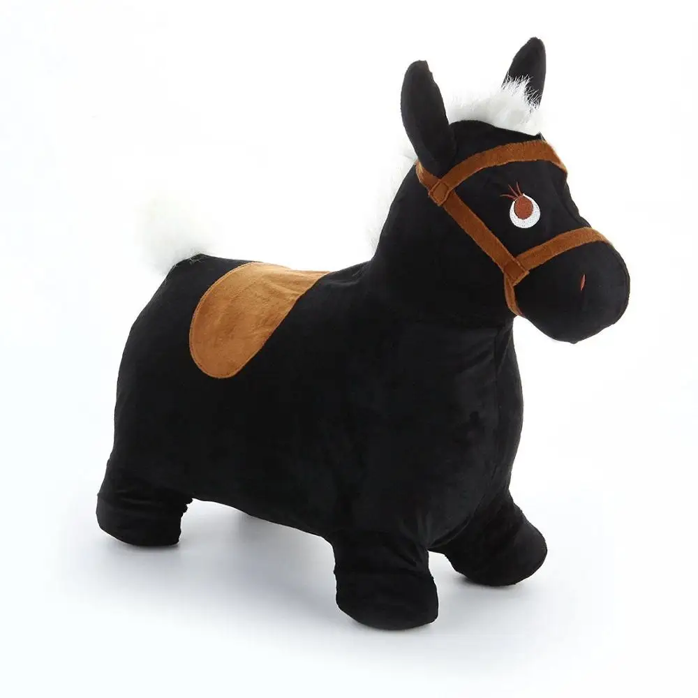 Directly Factory Horse Inflatable Bouncing Animal Toy With Clothes