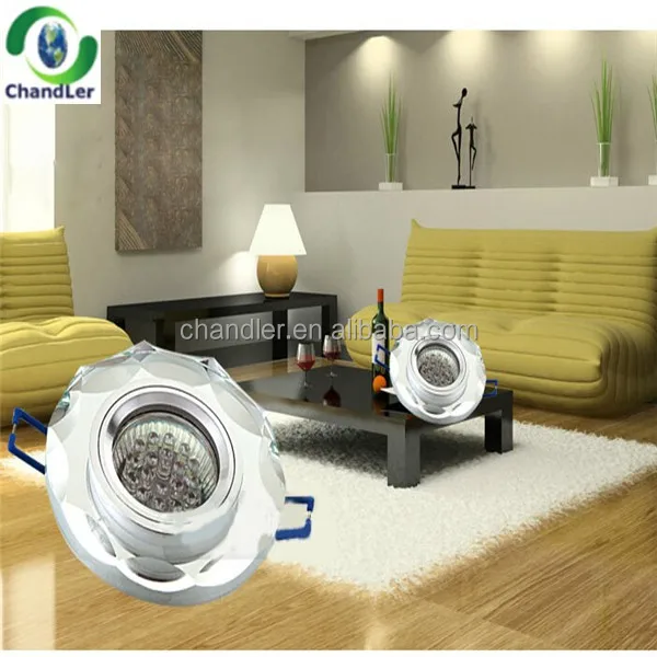 
Living room led spotlight ceiling light crystal led downlight 
