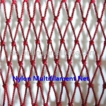 Nylon multifilament fishing  net, professional multifilament net
