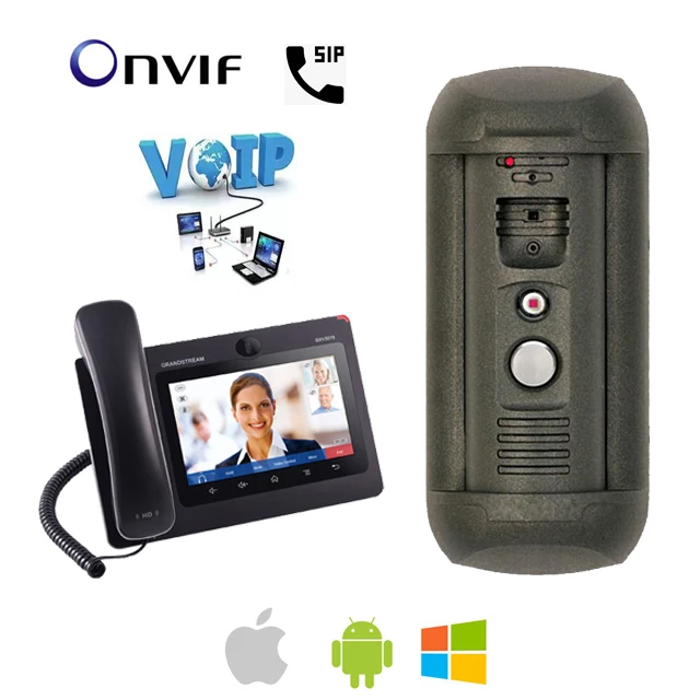 IP SIP Video Intercoms H.265 1.3MP Video Door Phone wideo-domofon IP