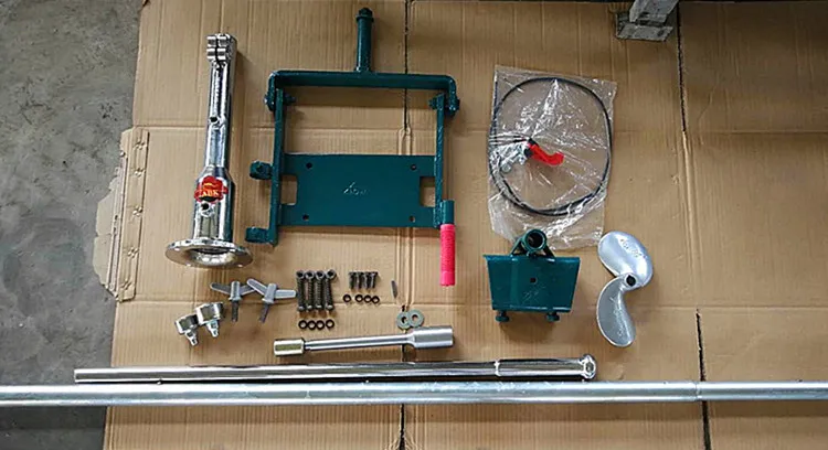 long tail boat propeller/shaft