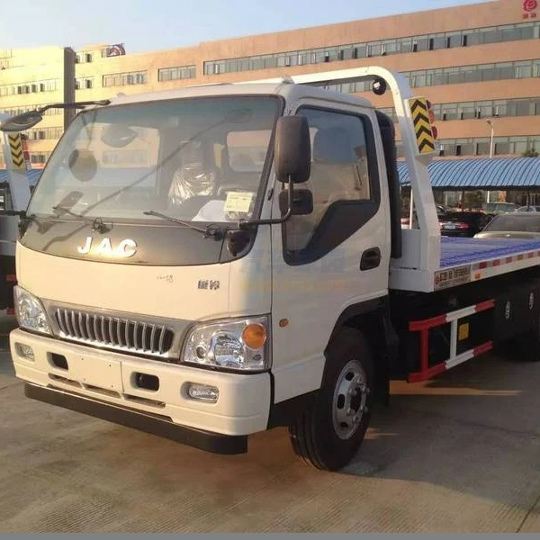 JAC flat bed wrecker towing truck