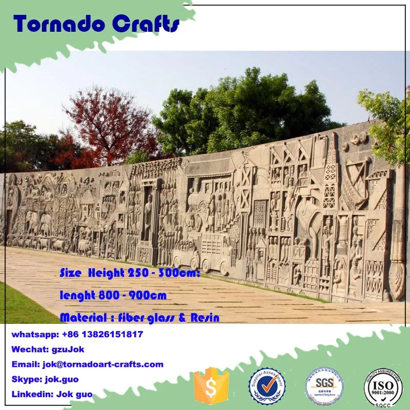 
Alibaba Supplier Factory Magnificent Support Oem Service Chinese Relief Stone Relievo Carving Culture Wall Stone 