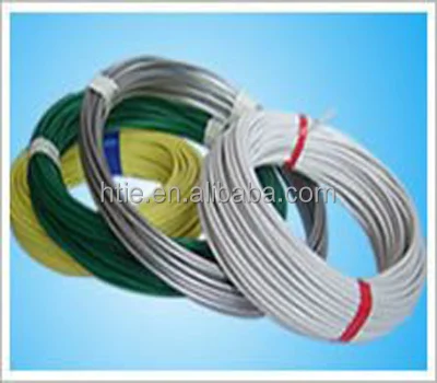 7*7 transparent pvc plastic coated steel wire rope