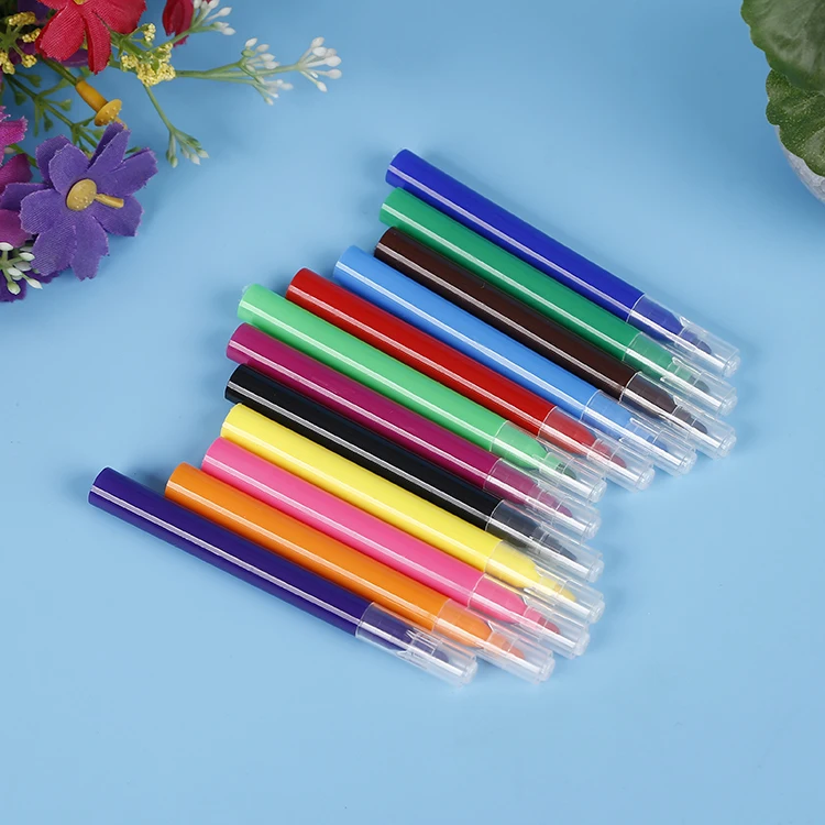Factory direct sale mini water color pen high quality cheap watercolor pen set for children writing and drawing