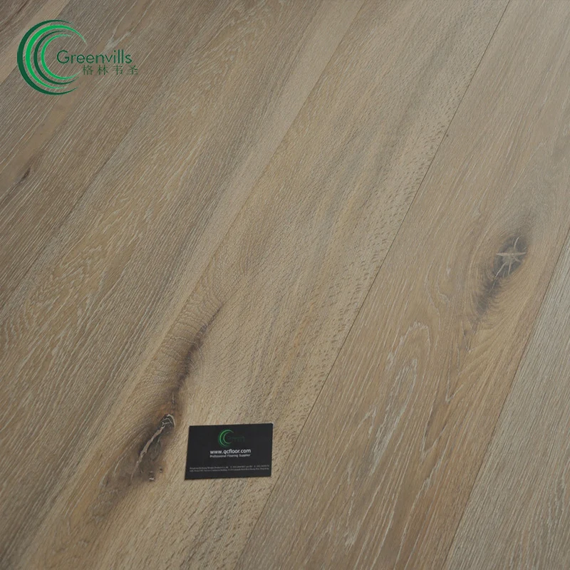 
3 layer morning light flooring oak parquet engineered wooden flooring 