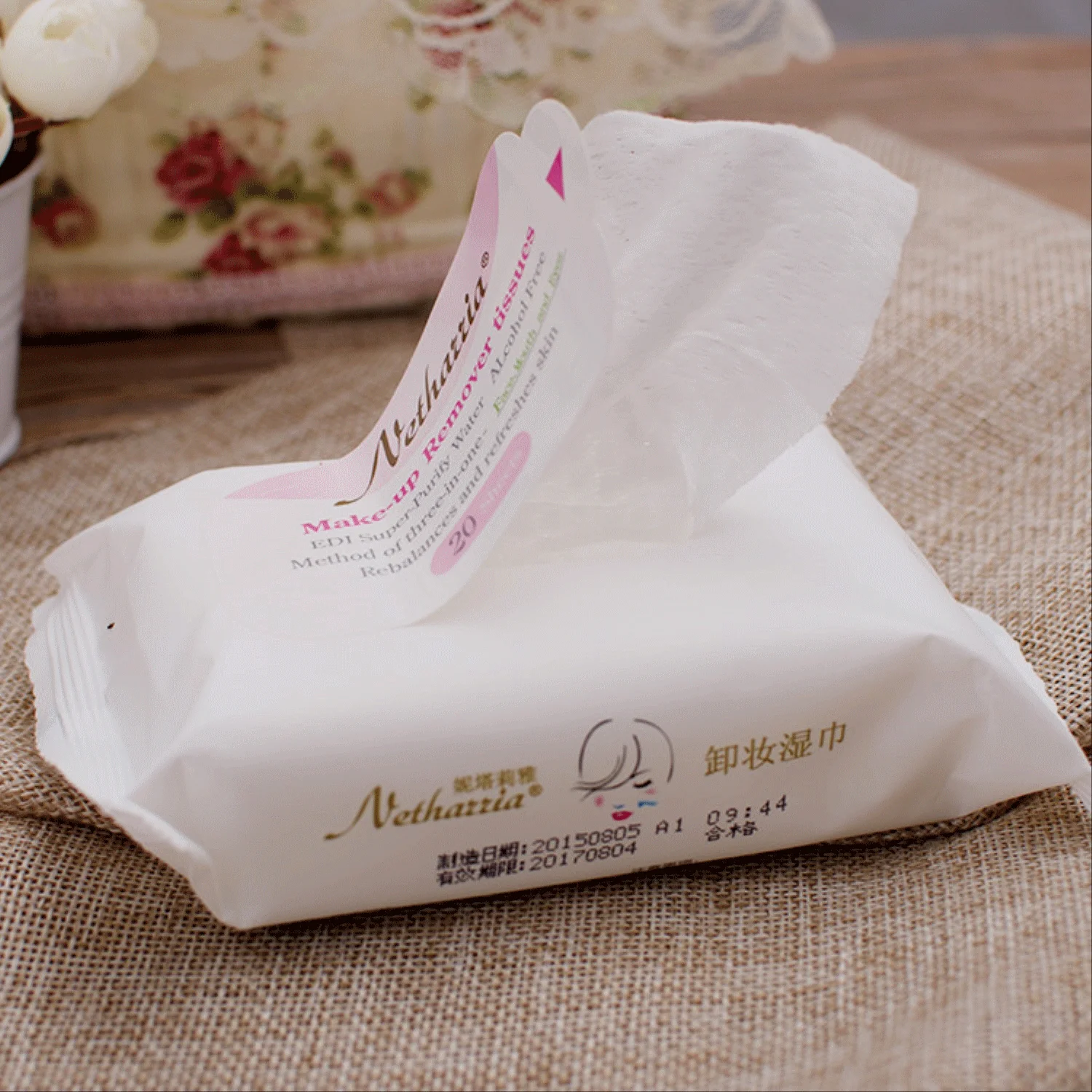 
fruit flavor Feminine Facial Cleaning fruit scent Wet Wipe 