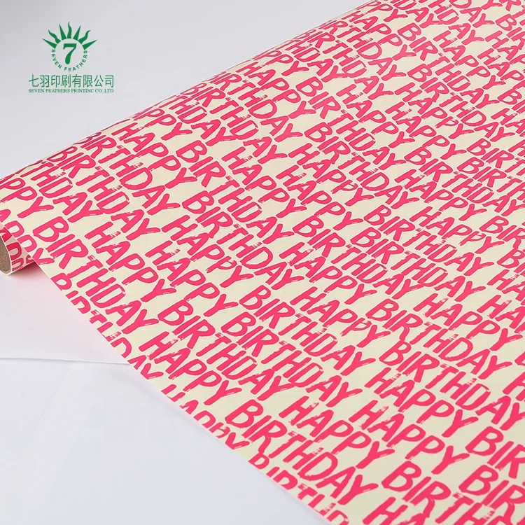 Art Colorful Gift Wrapping Paper Florist Flower Wrapping Paper