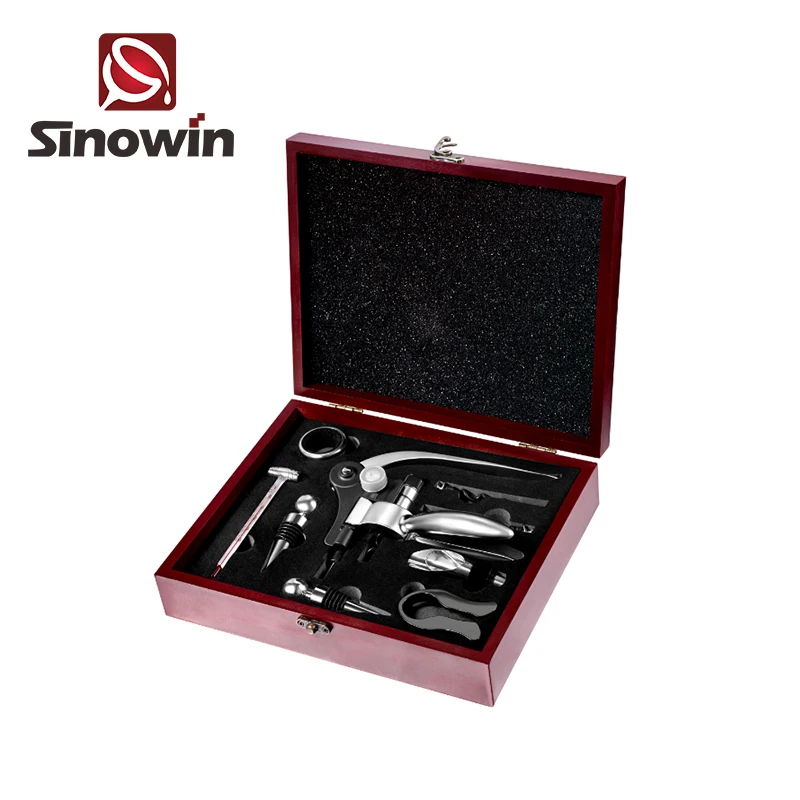 Good Quality Promotional Wooden Box Rabbit Wine Bottle Opener Gift Set