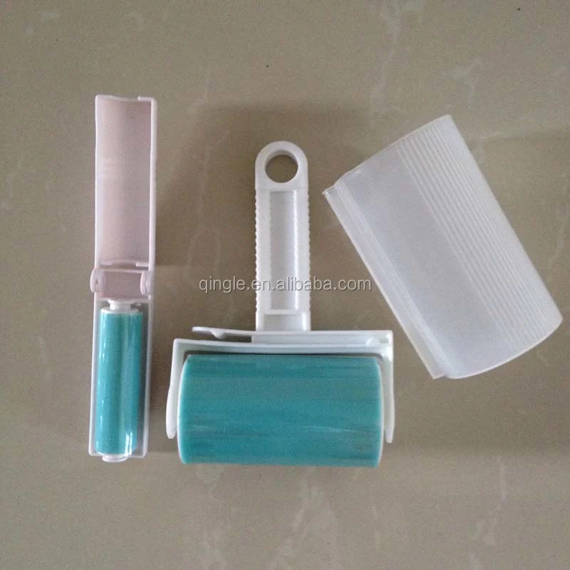 Professional cleaning sticky lint roller set,Cleaning dirt dust brush,Silicon Stick lint Roller