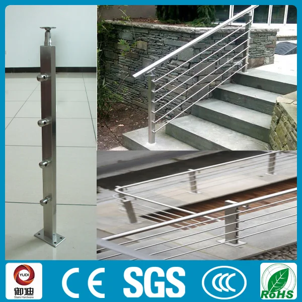Cheap price outdoor metal stainless steel handrail for steps
