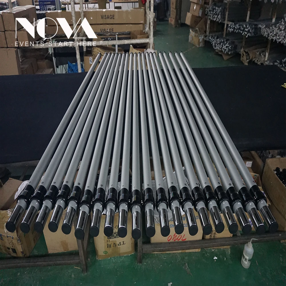 telescopic pipe and drape set for wedding stage backdrop decoration