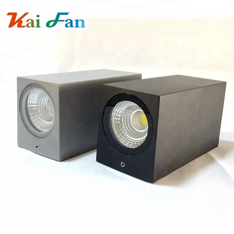 Modern Double Single Head Black Cob Outdoor 3w 5w 6w 10w Led Wall Light