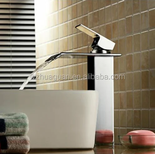 
Top Sales Newest High Quality Single Handle Waterfall Basin Faucet 