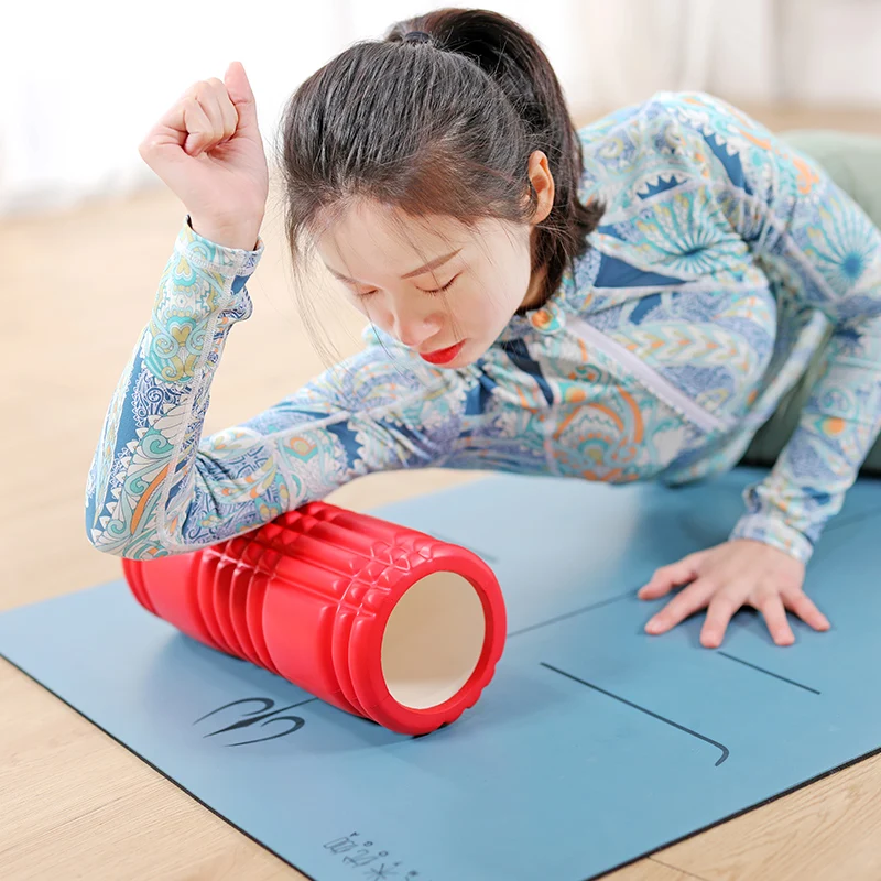 
BSCI factory high density yoga hollow EVA foam roller 