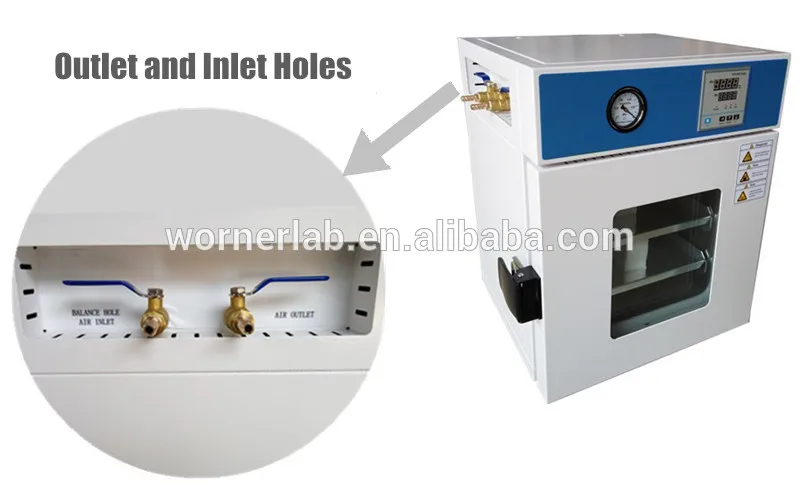 Worner hot lab instrument vacuum drying oven with pump for drying