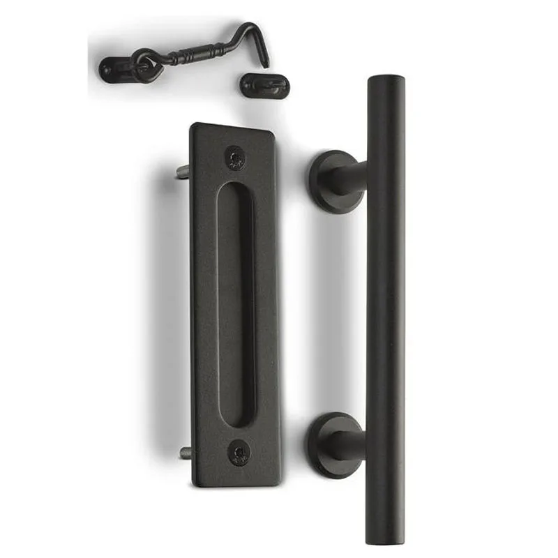 
Modern solid wood sound insulation solid wood barn door 