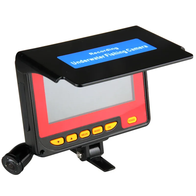 Fish Finder HD Waterproof 4.3 Inch Underwater Fishing Video Camera Kit 20M Cable Underwater Monitoring Camera System With DVR