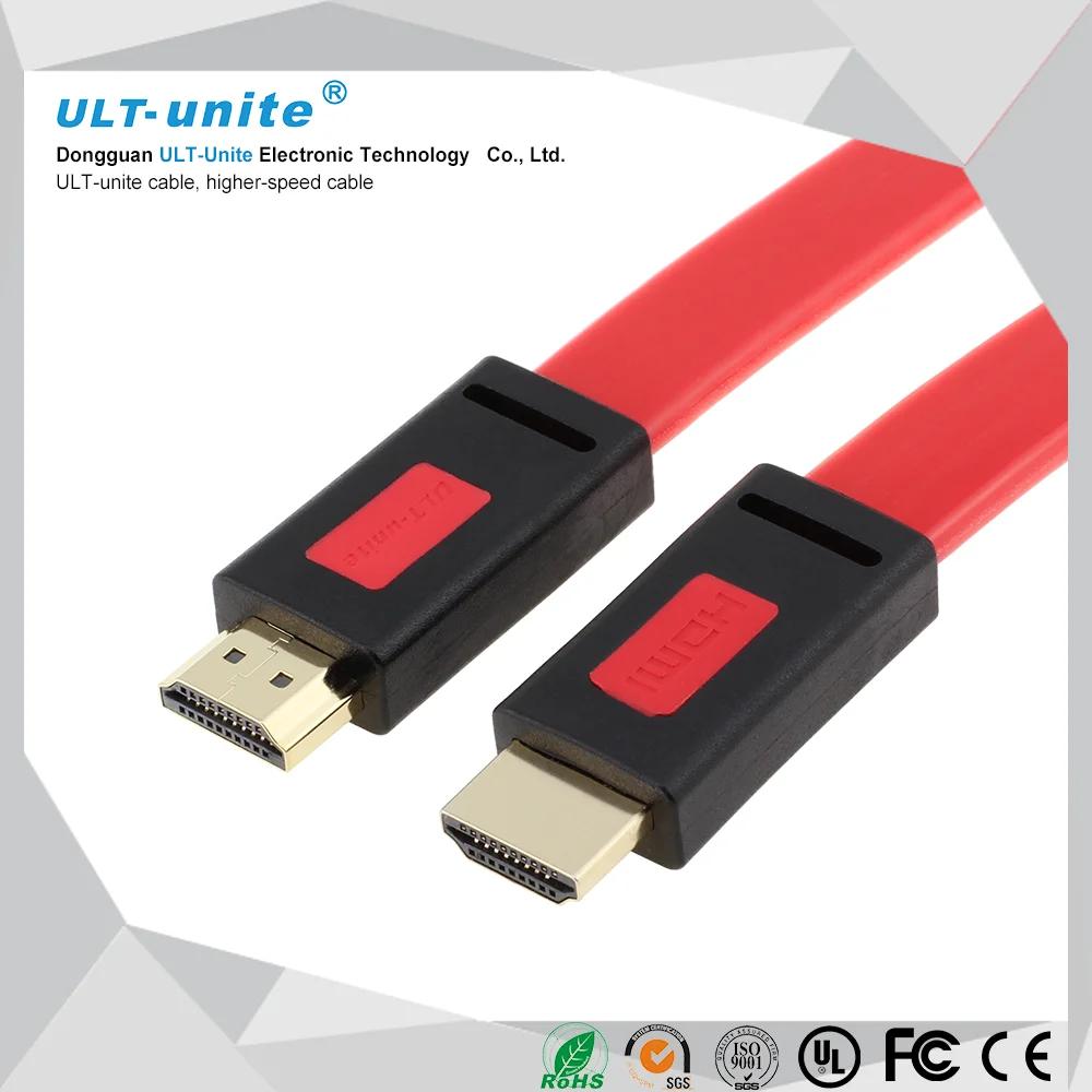 Цена по прейскуранту завода 10 Гбит скорость Передачи телеприставки 3d Кабель HDMI